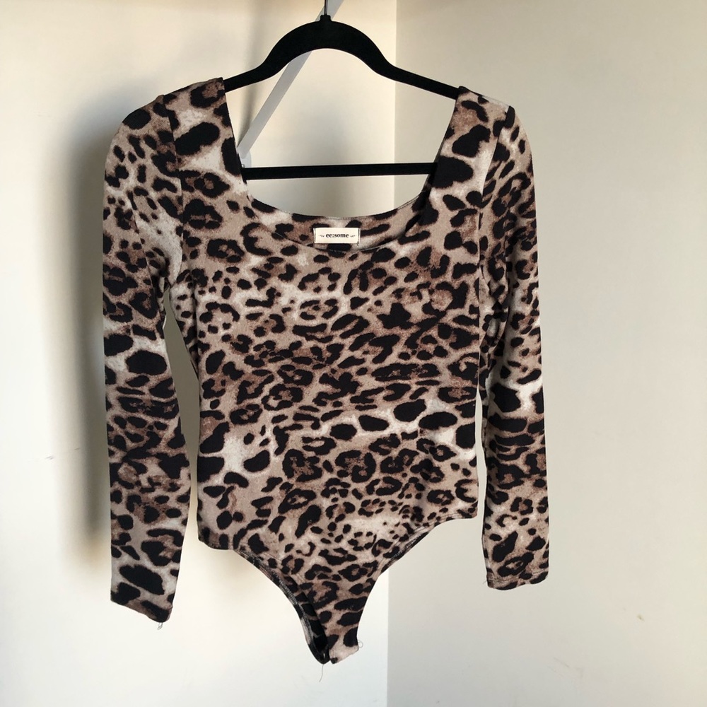 Leopard Print Bodysuit